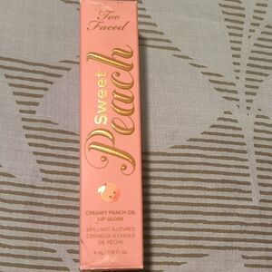 Too Faced Sweet Peach Lip Glosse - Creamy Peach Discontinued Peach Fuzz - Bundle